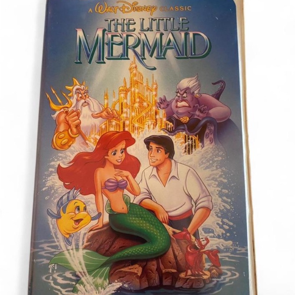 Disney The Little Mermaid VHS Black Diamonds Classic (1989) Banned Copy
